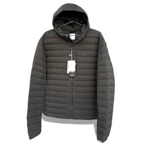 Vuori Steadfast $298 Down Insulated Full Zip Hooded Jacket Men’s XL in Balsam